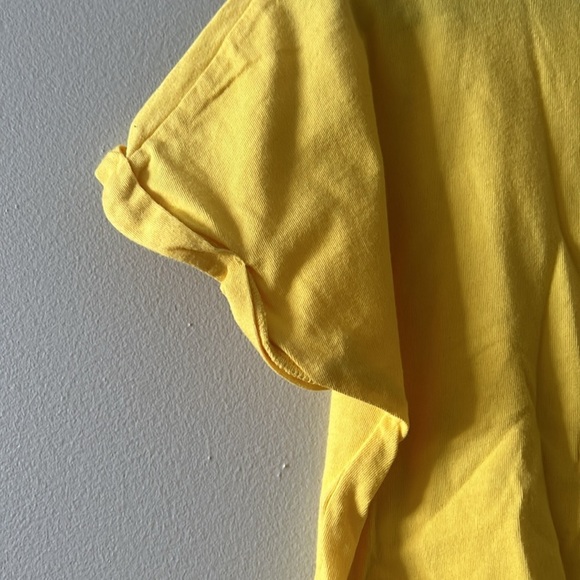 Luxe Yellow Vintage Inspired Graphic Short Sleeve Tee - Picture 9 of 12